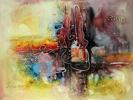 Abstract Color oil painting